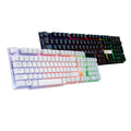 Colorful Backlit Keyboard Professional Game Keyboard Illuminated USB Cable Game Keyboard LED Light Game Keyboard
